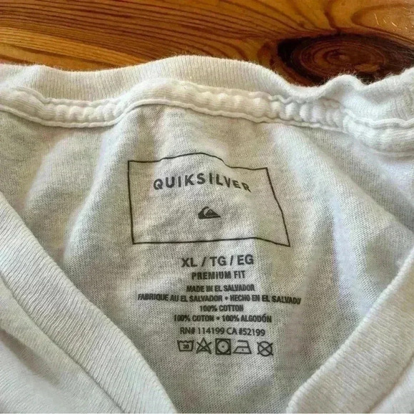 Quiksilver T-shirt men’s XL - Picture 5 of 7